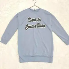 オゾック OZOC トレーナー スウェット M ライトブルー カジュアル