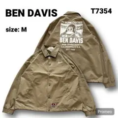 【即購入OK】BEN DAVIS コーチジャケット サイズM ベージュ