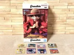 【新品未開封】ワンピースGrandista ルフィ おまけシール付
