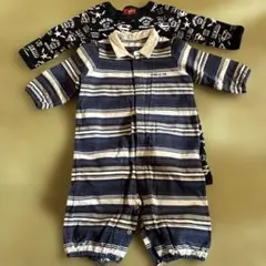 ベビー　ロンパース　2枚セット　50-70