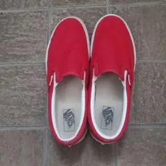 VANS Slip-On レッド スニーカーのサムネイル