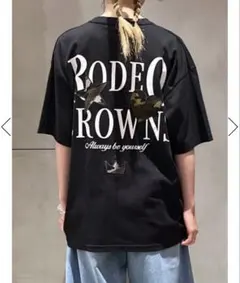 ロデオクラウンズワイドボウル✩.*˚ カモフラアップリケTシャツのサムネイル
