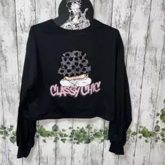 ベティショート丈ロンT ベティブープ 長袖Tシャツ ベティブープラインストーン②のサムネイル