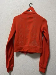 アディダス×ステラマッカートニー　短丈トラックジャケット　/OT　ストレッチ　赤