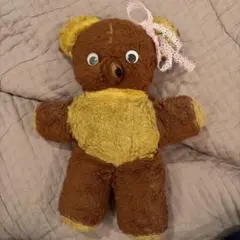 テディベア ビンテージ風ワイン くま ぬいぐるみ アーティストベア