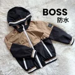 【極美品】HUGO BOSS ボス防水ジャケット　フーデットウィンドブレーカー