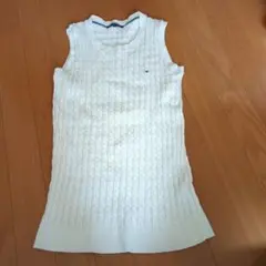 TOMMY HILFIGER ホワイトノースリーブ M