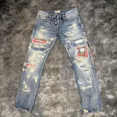 Ron Herman Denim ダメージ加工 パッチワークデニムのサムネイル