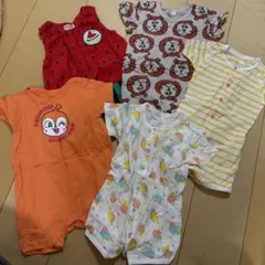 ロンパース・カバーオール 5点セット　80cm