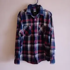 Hangten チェック柄 長袖シャツ Mサイズ