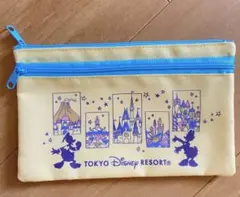 UCC オリジナル東京ディズニーリゾート　ダブルファスナーポーチ