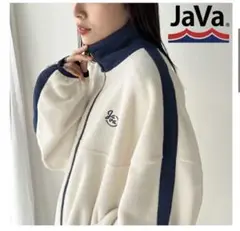JaVa. フリースジャケット アイボリー Mサイズ