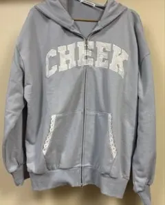 NICE CLAUP ロゴZIPパーカー