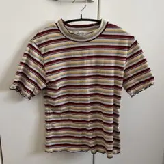 NICORON ストライプ リブTシャツのサムネイル