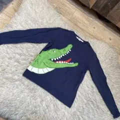 H&M ワニデザイン　ニット　130