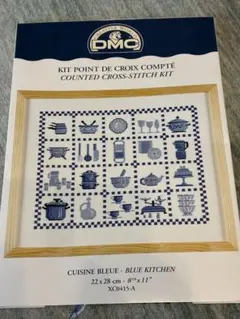 DMC Cuisine Bleue クロスステッチキット