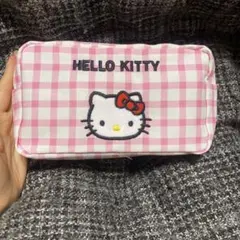 ハローキティ　キティ　ポーチ　平成　レトロ　筆箱　化粧ポーチ　コスメ　小物入れ
