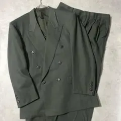 ヴィンテージ スーツ 美品 90s 80s ダブルスーツ 昭和レトロ 菅田将暉