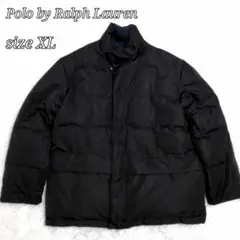 希少✨90s　ポロバイラルフローレン　リバーシブル　ダウンジャケット　XL　黒青