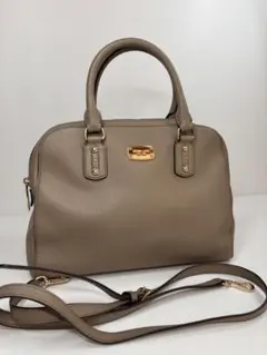 マイケルコース　ハンドバッグ（サッチェルバッグ）グレージュ 2way ボストン型
