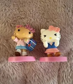 ハローキティ チョコエッグ ⑧日焼けギャルキティ⑪指ハートキティ