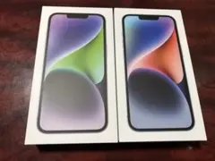 iPhone14 空箱のみ　パープルとブルー2つセット価格