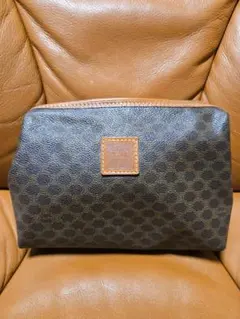 CELINE　セリーヌ　ブラウン　マカダム　ポーチ　トリオンフのサムネイル