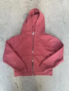 フルーツオブザルームBEAMSBOY 短丈　ダブルジップパーカー