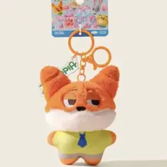 海外公式 Disney ズートピア ニック・ワイルド ぬいぐるみキーホルダー