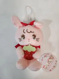 mikko いちごマスコットぬいぐるみ　1種