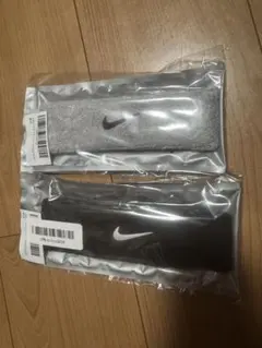 Nike ヘアバンド 2個セット グレー ブラック