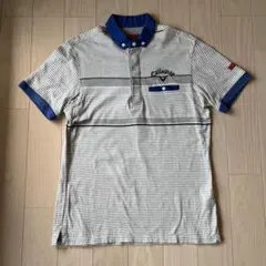 Callaway ストライプ ポロシャツMサイズ
