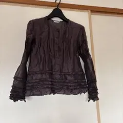 カネコイサオ　KANEKO ISAO　ボレロ　カーディガン　ピコフリル　リボン 2025年最新】KANEKO ISAO レディース カーディガン・ボレロ