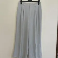 ユニクロ　ドレープワイドパンツ　ライトパープル　ワイドパンツ XLサイズ