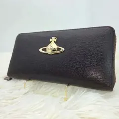 [美品] ヴィヴィアン ウエストウッド　長財布　ラウンドファスナー　オーブ