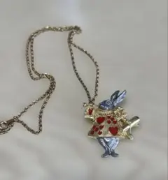 ⭐️週末セール‼️希少⭐︎アンティーク⭐️ 不思議の国のアリス⭐︎⭐︎ネックレス・ブローチ