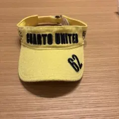 CUARTO UNITED ゴルフ サンバイザー イエローのサムネイル