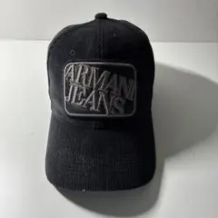 ARMANI JEANS コーデュロイ キャップ ブラックのサムネイル