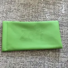 Zoff ソフトメガネケース　黄緑　美品