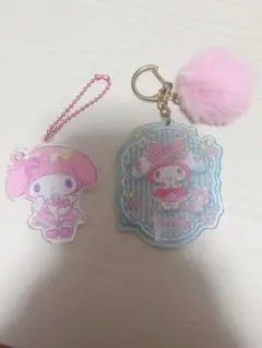 マイメロディ アクリルキーホルダー