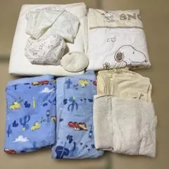 ベビー布団セット スヌーピー アンパンマン　西川　お昼寝　防水シーツ　カーズ　枕のサムネイル