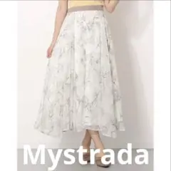 Mystrada マイストラーダ ぼかしフラワー 2WAYスカート 38のサムネイル