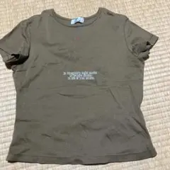 VIVAYOU オリーブ 半袖ミニTシャツ