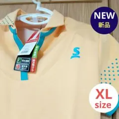 【新品】SRIXON スリクソン ゴルフシャツ 半袖 イエロー レディースXLのサムネイル