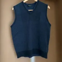 GoldenBear ダークグリーンVネック ベスト M