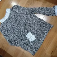 新品　エスニック　花柄　チュニック 長袖