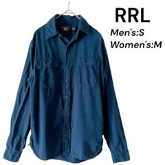 希少】RRL ダブルアールエル リペア パッチワーク ウエスタンシャツ