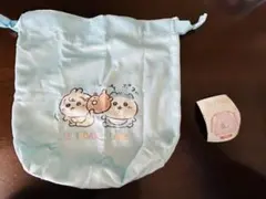 ちいかわベビー　巾着　ガチャ　ハチワレ、うさぎ