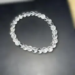 新品】極上天然石 水晶ブレスレット 10mm（21cm）ハンドメイド 浄化