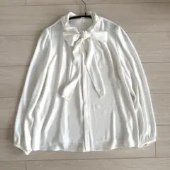 【美品】ANAYI アナイ リボンタイブラウス　38